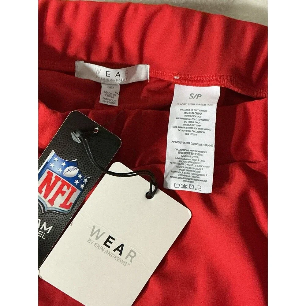 San Francisco 49ers Women Skirt NFL Wear Erin Andrews Red Sz Small NWT